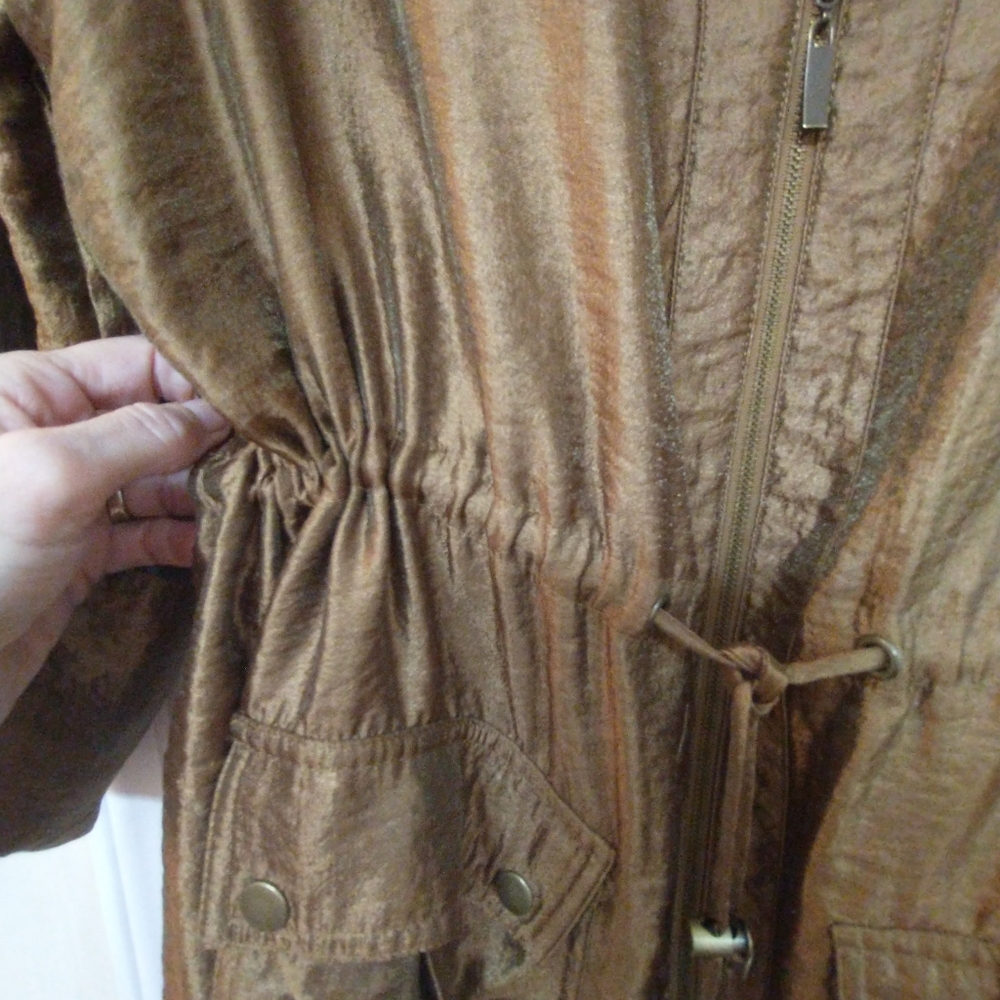 Ruby Rd Women's Metallic Bronze Jacket - Picture 5 of 13